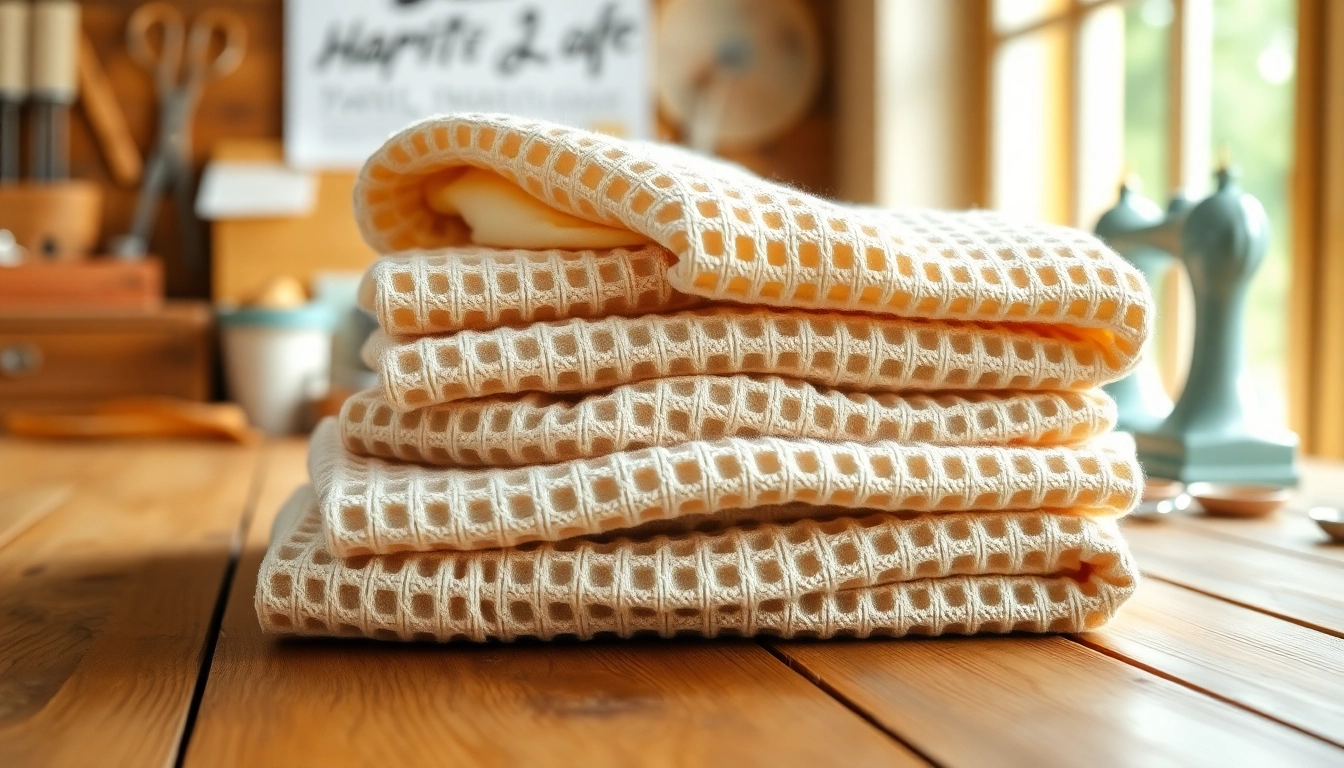 Wafel katoen met een zachte structuur, ideaal voor knutselprojecten en babyproducten.