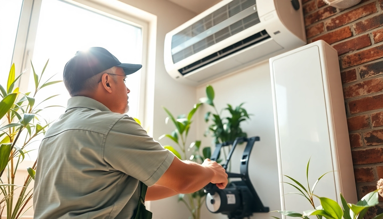 Experienced technician provides ac repair phoenix az service with advanced equipment in a residential setting.